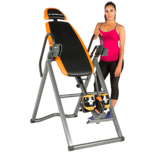 475SL Inversion Table with ‘AIRSOFT’ No Pinch Ankle Holders and ‘SURELOCK’ Safety Ratchet System