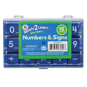 Center Enterprises Numbers & Signs Stamps, 15/Pack, 2 Packs