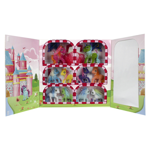 Kid Concepts Pony's Castle with 2 Large Winged Unicorns and 8 Small Unicorns