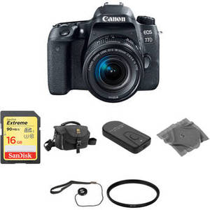 EOS 77D DSLR Camera with 18-55mm Lens Basic Kit