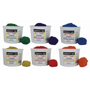 Sargent Art Art-Time Dough, Assorted Colors
