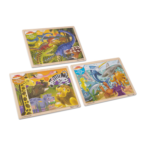 Jigsaw Puzzle Bundle - Dinosaur/Safari/Ocean Ages 3+ Years