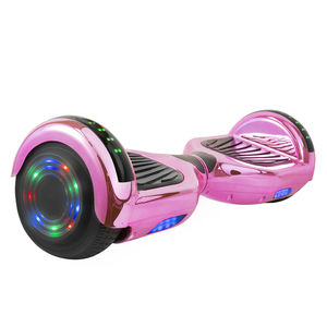 AOB Hoverboard in Pink Chrome with Bluetooth Speakers