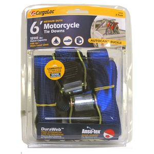 CargoLoc 2-Piece 6' Motorcycle Tie Downs