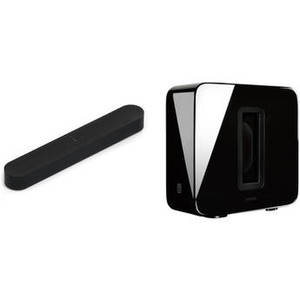 Beam Soundbar and SUB Wireless Subwoofer Kit (Black)