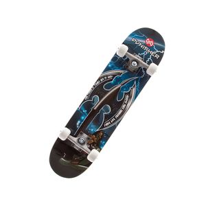Punisher Skateboards  9022 Warrior 31.5-Inch Complete Skateboard  Concave Double Kick Tail