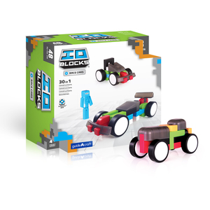 Guidecraft IO Blocks&#174; Race Cars Set