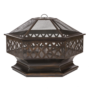 Ventura Hexagon Wood Burning Fire Pit