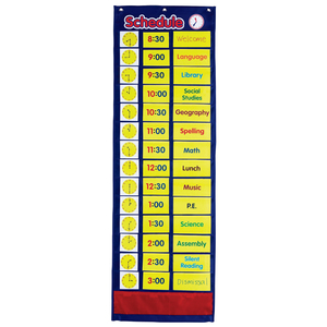 Learning Resources Daily Schedule Pocket Chart