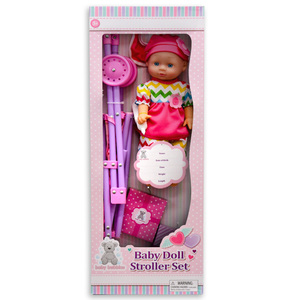 Kid Concepts Baby Doll with Stroller Set