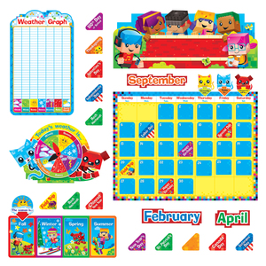 Trend BlockStars!&#174; Calendar Bulletin Board Set
