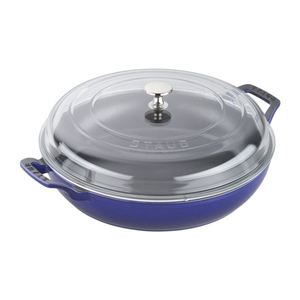 3.5 Qt. Braiser w/ Glass Lid - Dark Blue