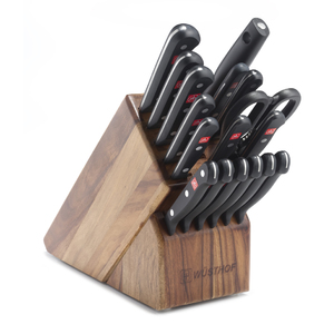 18pc Gourmet Promo Knife Block Set Acacia