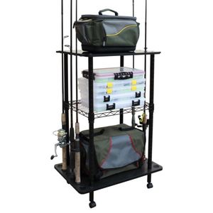 12 Fishing Rod Tackle Cart