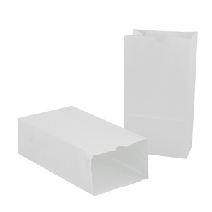 Hygloss Ed Prod White Paper Bags Size 6, 100/Pk, 2 Packs