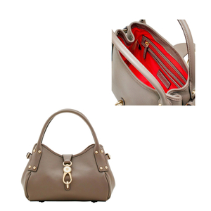 Belvedere Small Logo Lock Satchel