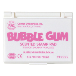 Center Enterprises Scented Stamp Pad, Bubble Gum/Pink, Set of 6