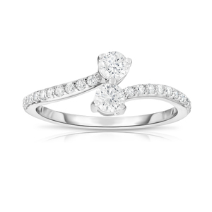 10K 1/2Ctw Diamond Ring - Size 7 Only
