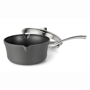 Contemporary Nonstick 3.5 Qt Pour and Strain Sauce Pan