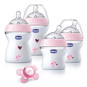 NaturalFit Newborn Gift Set Pink Deco