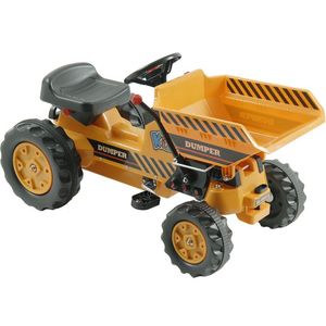 Kalee Pedal Tractor with Dump Bucket Yellow