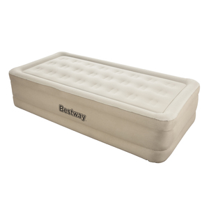 Bestway 17 Inch Twin Fortech Airbed with Built in AC Pump