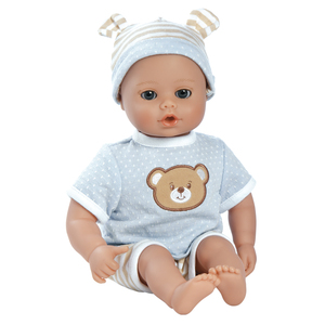 Adora Dolls PlayTime Baby- Beary Blue 13&quot; Washable Soft Body Play Doll
