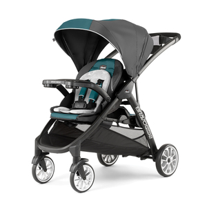 BravoFor2 LE Standing/Sitting Double Stroller Eucalyptus