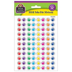 Teacher Created Resources Mini Helping Hands Valu-Pak Stickers, 6 Packs
