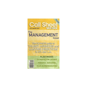 Call Sheet - 6 Issues - 1 Year
