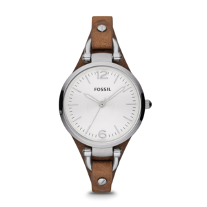 Fossil Women's Georgia Three-Hand Leather Watch