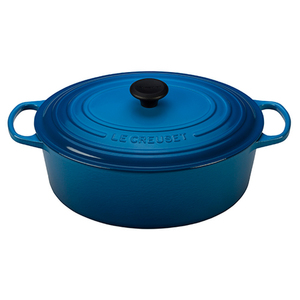 Signature Enameled Cast Iron 7 Qt Oval French Oven Marseille