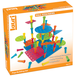 Tall-Stackers Pegs Building Set Ages 3+ Years