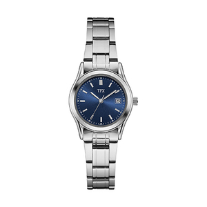 TFX Ladies Stainless Steel Bracelet Blue Dial