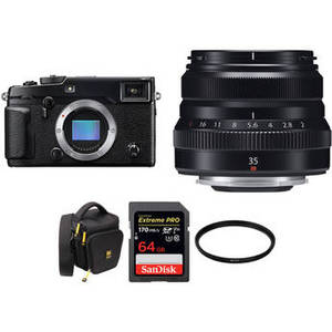 X-Pro 2 Digital Camera with XF 35mm f/2 R WR Lens Accessories Kit
