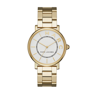 Ladies Roxy Gold-Tone Stainless Steel Watch White Dial