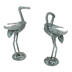 Preening Crane