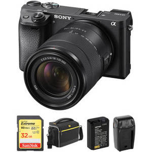 Alpha a6300 Digital camera with E 18-135mm Lens and Accessories Kit