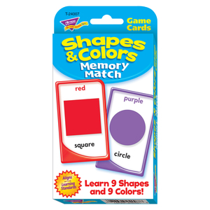 Trend Shapes & Colors Memory Match Challenge Cards®, Set of 12