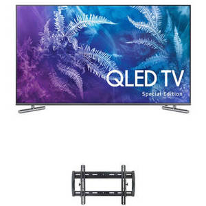 Q6F-Series 55"-Class HDR UHD Smart QLED TV and Tilting Wall Mount Kit