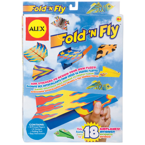 Alex Toys Fold N Fly Paper Airplanes, Set of 3 Boxes
