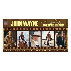 MASTERPIECES John Wayne - Forever in Film Panoramic Puzzle: 1000 Pcs