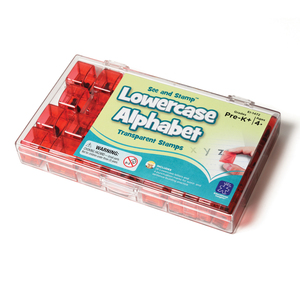 Eductional Insights See and Stamp&#8482; Lowercase Alphabet Transparent Stamps, Set of 2