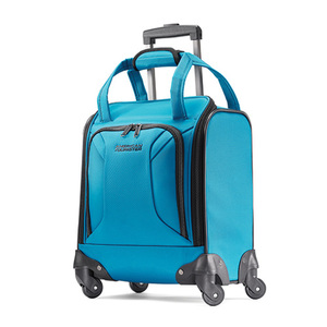 Zoom Wheeld Underseat Softside Spinner Teal Blue