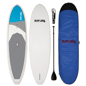 Island 10ft 6in Stand Up Paddleboard Package Blue - Leash Bag & Paddle