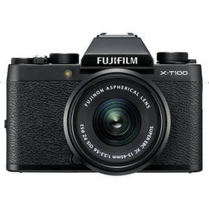 X-T100 Mirrorless Digital Camera with 15-45mm Lens (Black)