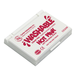 Center Enterprises Washable Stamp Pad, Hot Pink, Set of 6