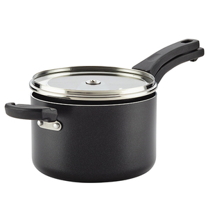 Neat Nest 4pc Saucepan Set Black