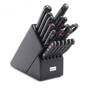 18pc Gourmet Promo Knife Block Set Black