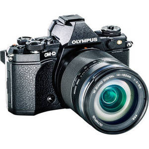 OM-D E-M5 Mark II Mirrorless Micro Four Thirds Digital Camera with 14-150mm f/4-5.6 Lens Kit (Black)